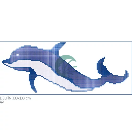 Dessinnpour piscine dauphin grand