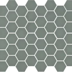 Mosaïque hexagonal mat khaki