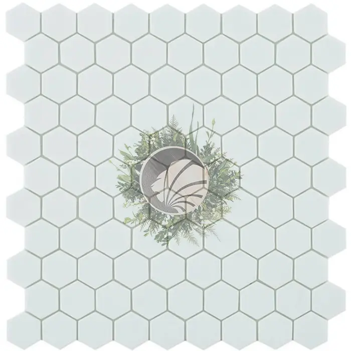 Hex Blanc Mat 35x35