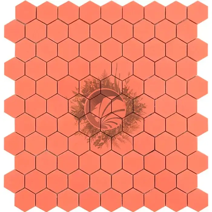 Hex Corail Mat 35x35