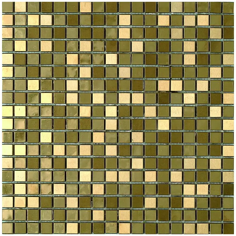 Mosaïque Métallique Or