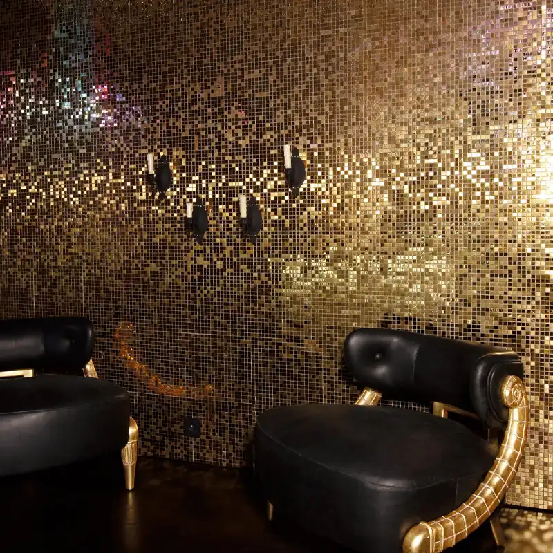 Mosaïque Métallique Or – Image 2