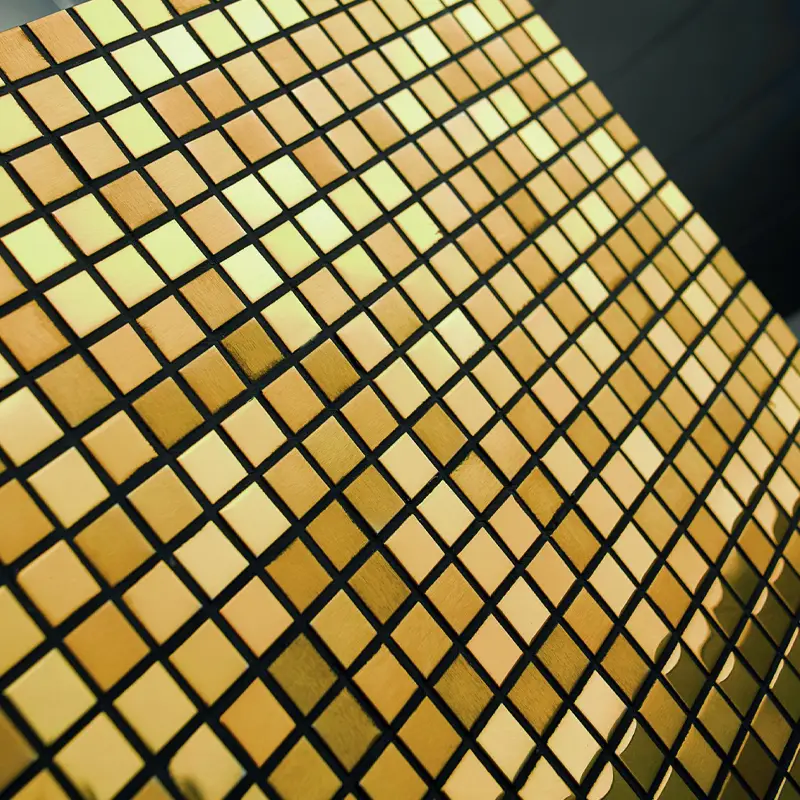 Mosaïque Métallique Or – Image 3