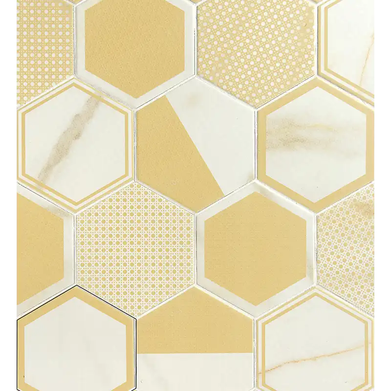 Hexagone Boho Calacatta Lisse – Image 2