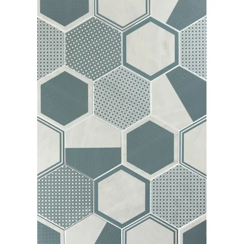 Hexagone Boho Onyx Lisse – Image 2